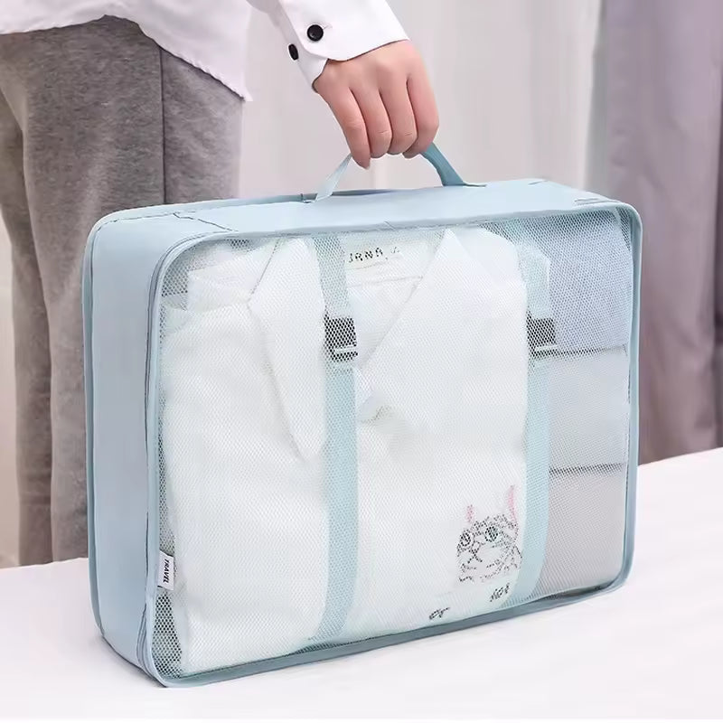 7-Piece Packing Cubes Set – Travel Luggage Organizer for Clothes, Shoes & Accessories