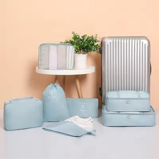 7-Piece Packing Cubes Set – Travel Luggage Organizer for Clothes, Shoes & Accessories
