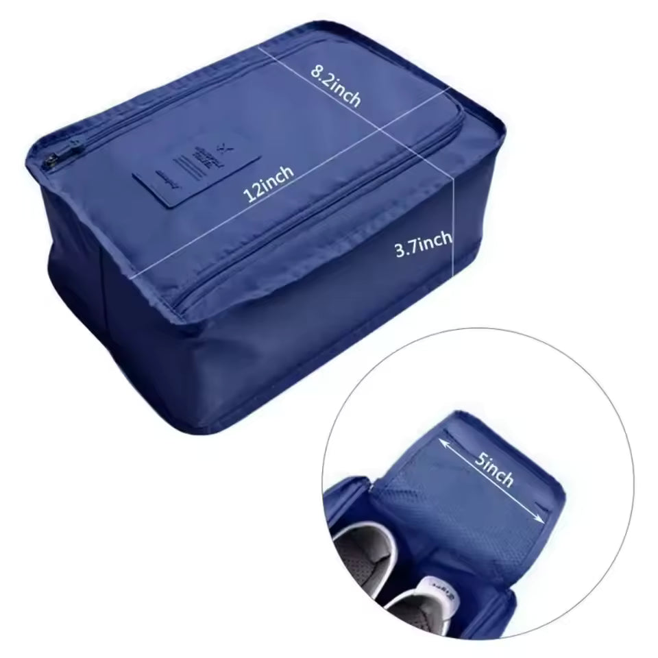 Portable Waterproof Folding Shoe Storage Bag – High-Capacity Travel Organizer Pouch (1PC)