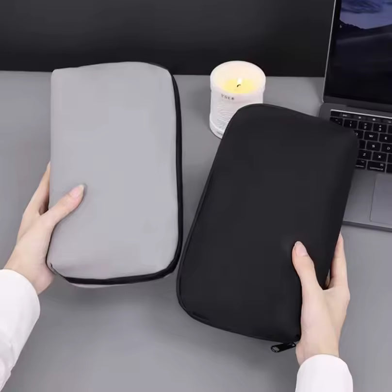 Portable USB Cable Organizer Bag Travel Tech Pouch for Earphones, Power Bank & Accessories