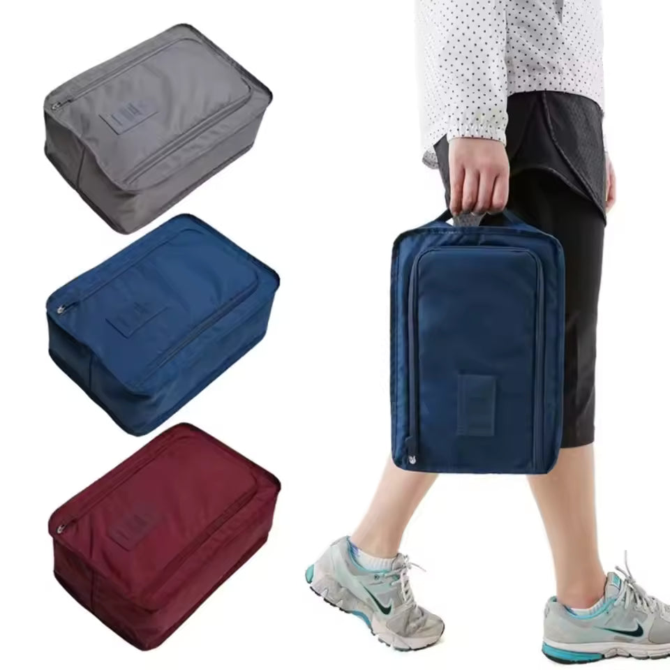 Portable Waterproof Folding Shoe Storage Bag – High-Capacity Travel Organizer Pouch (1PC)