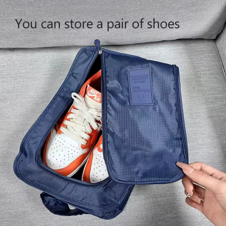 Portable Waterproof Folding Shoe Storage Bag – High-Capacity Travel Organizer Pouch (1PC)